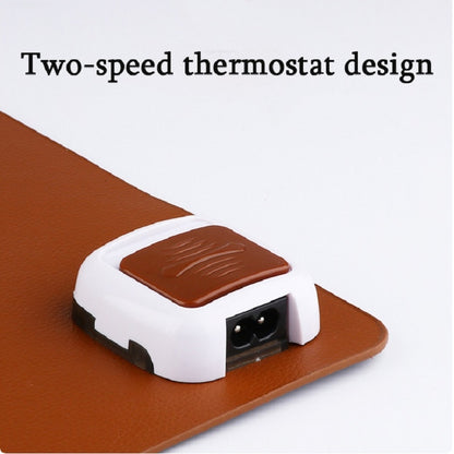 220V Electric Hot Plate Writing Desk Warm Table Mat Blanket Office Mouse Heating Warm Computer Hand Warmer Desktop Heating Plate, Color:Beautiful Homes, CN Plug - Mouse Pads by PMC Jewellery | Online Shopping South Africa | PMC Jewellery | Buy Now Pay Later Mobicred