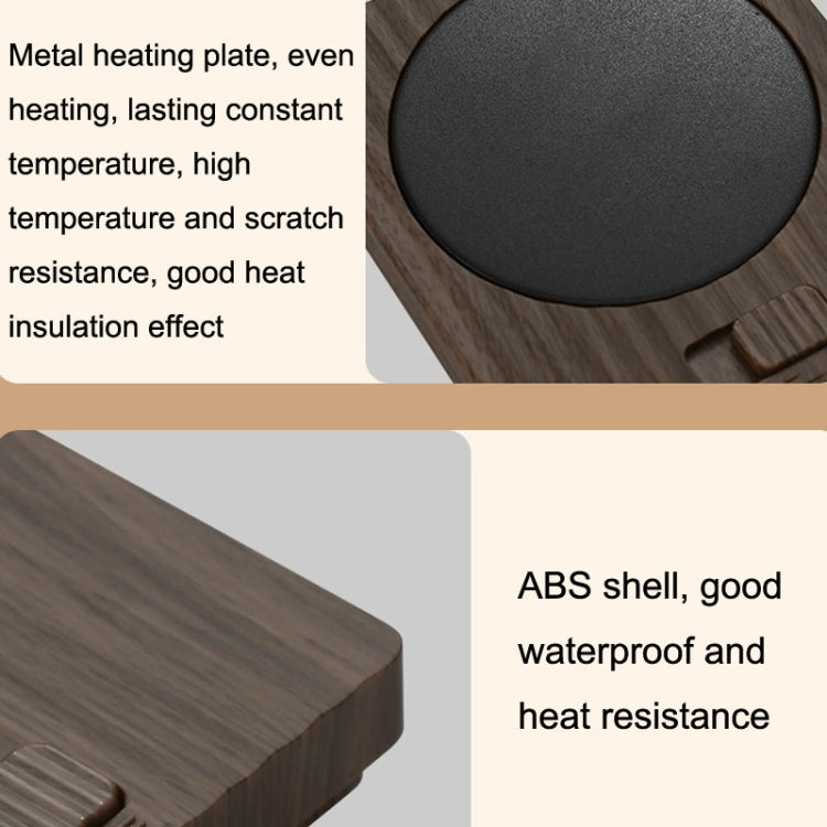 Home USB Constant Temperature Cup Mat Heat Thermos Coaster, Style:With Adapter(Vintage Brown) - USB Heater by PMC TechLife | Online Shopping South Africa | PMC TechLife | Buy Now Pay Later Mobicred