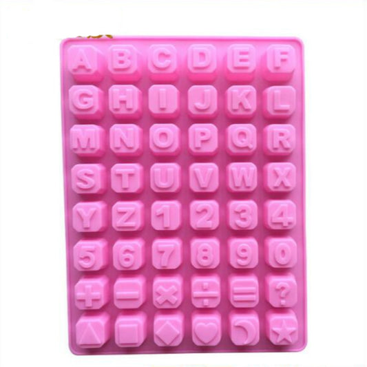 Stars Shape English Alphabet Silicone Chocolate Mold DIY Ice Handmade Soap Mold - Food Molds by PMC Jewellery | Online Shopping South Africa | PMC Jewellery | Buy Now Pay Later Mobicred