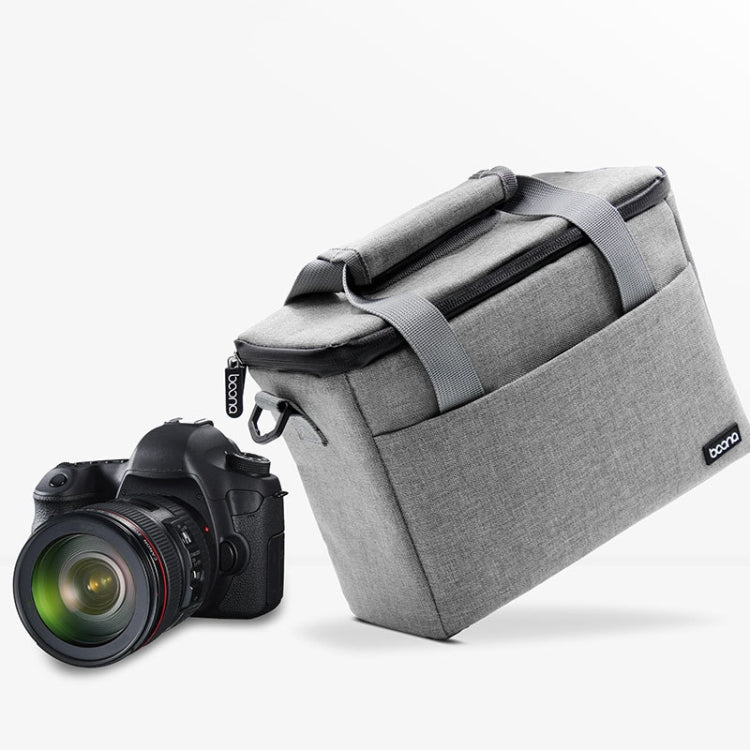Baona BN-H001 Digital Camera Bag Casual Portable Camera Waterproof Bag, Size:Medium(Black) - free shipping - PMC TechLife - Order now!
