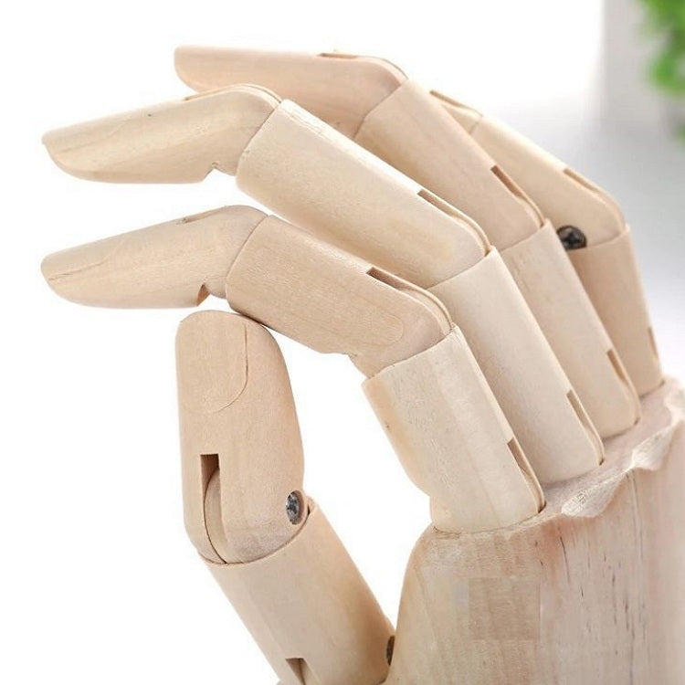 Wooden Doll Hand Joint Movable Hand Model Wooden Hand Art Sketch Tool, Size:7 Inch(Left  Hand) - Teaching Resources by PMC Jewellery | Online Shopping South Africa | PMC Jewellery