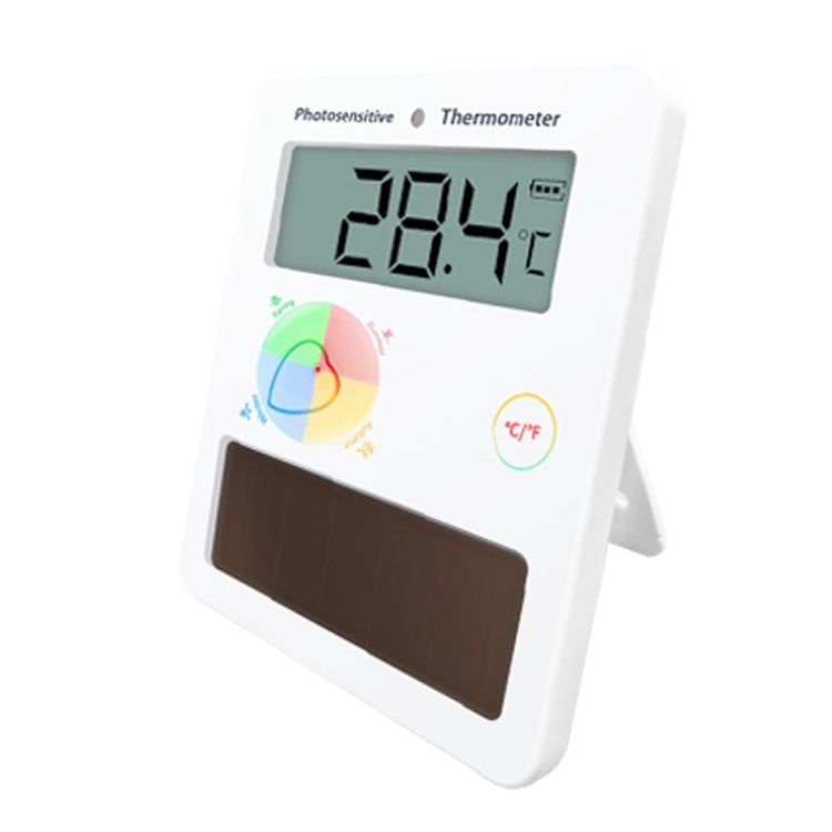 Pcsensor Fish Tank Indoor Solar Cell-free LCD High-precision Light Energy Thermometer - free shipping - PMc TechLife - Order now!