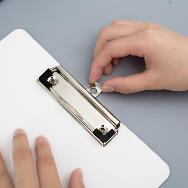 Simple File Board Folder Student Writing Board Paper Clip Restaurant Menu Folder(A6 Black) - free shipping - PMC TechLife - Order now!