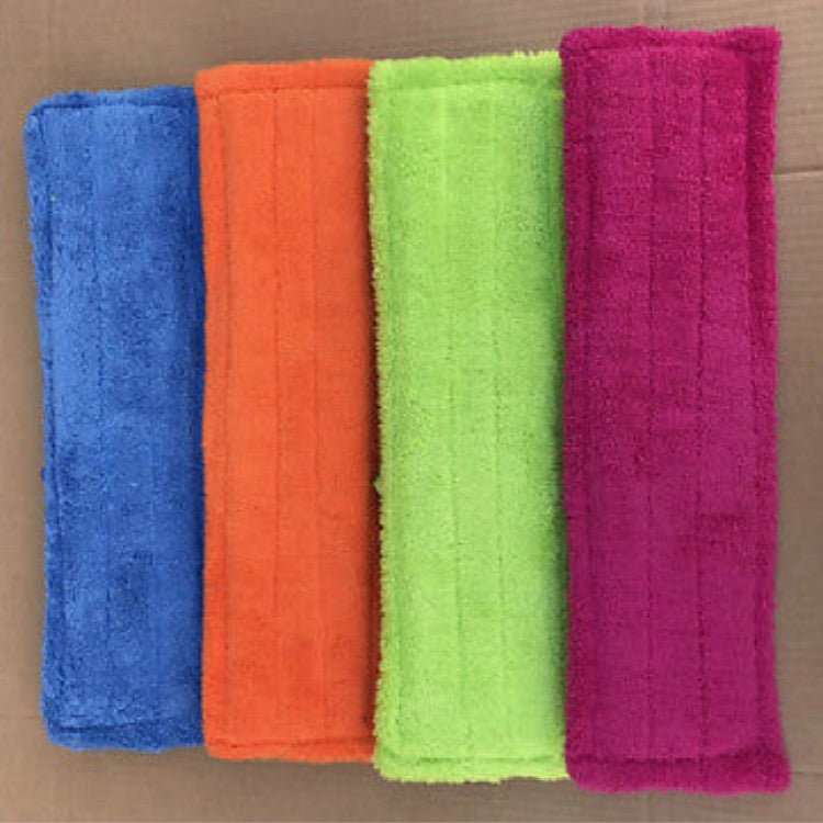 Coral Flannel Head  Padded Flat Replacement Household Company Cleaning Mop Cloth Rag(Red) - Sponges, Cloths & Brushes by PMc TechLife | Online Shopping South Africa | PMc TechLife | Buy Now Pay Later Mobicred