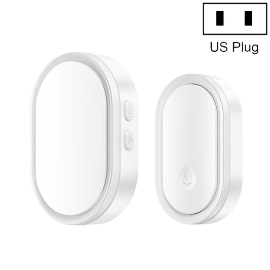 CACAZI A99 Home Smart Remote Control Doorbell Elderly Pager, Style:US Plug(White) - Wireless Doorbell by CACAZI | Online Shopping South Africa | PMC Jewellery | Buy Now Pay Later Mobicred