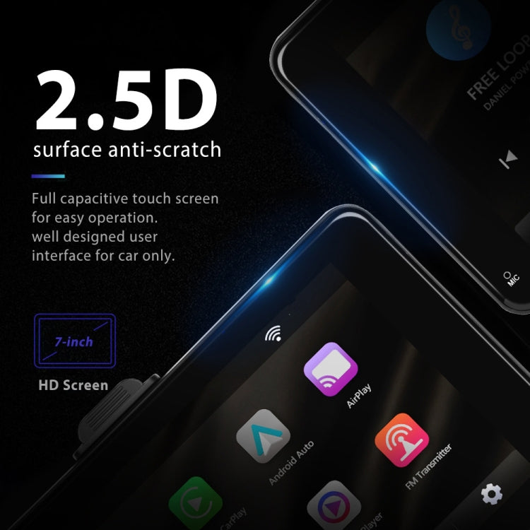 A3135 7 Inch HD Wired Smart Screen With Wireless CarPlay + Android Auto + Android With With 16G Memory Card - Car MP3 & MP4 & MP5 by PMC TechLife | Online Shopping South Africa | PMC TechLife | Buy Now Pay Later Mobicred