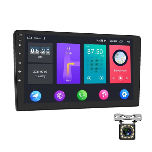 A2799 10 Inch Android WiFi 2+32G Central Control Large screen Universal Car Navigation Reversing Video Player, Style:Standard+12Lights Camera - Car MP3 & MP4 & MP5 by PMC Jewellery | Online Shopping South Africa | PMC Jewellery | Buy Now Pay Later Mobicred