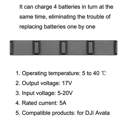 Original DJI Avata Charge Housekeeper 4 Batteries Charger - Other by DJI | Online Shopping South Africa | PMC Jewellery | Buy Now Pay Later Mobicred