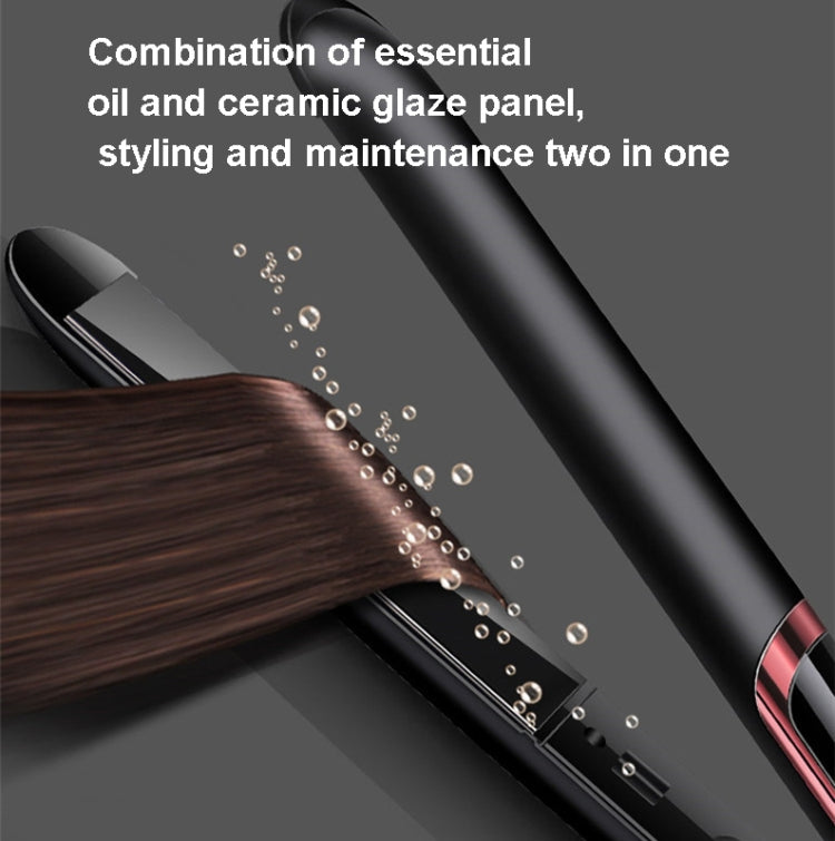 35W 2 In 1 Curling and Straightening Dual-use Electric Splin,Specification: EU Plug(White) - free shipping - PMC TechLife - Order now!