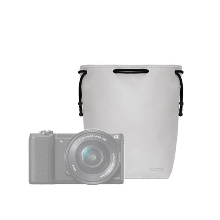 Baona Camera Bag Lens Drawstring Pouch, Size: Small(Gray) - free shipping - PMC TechLife - Order now!