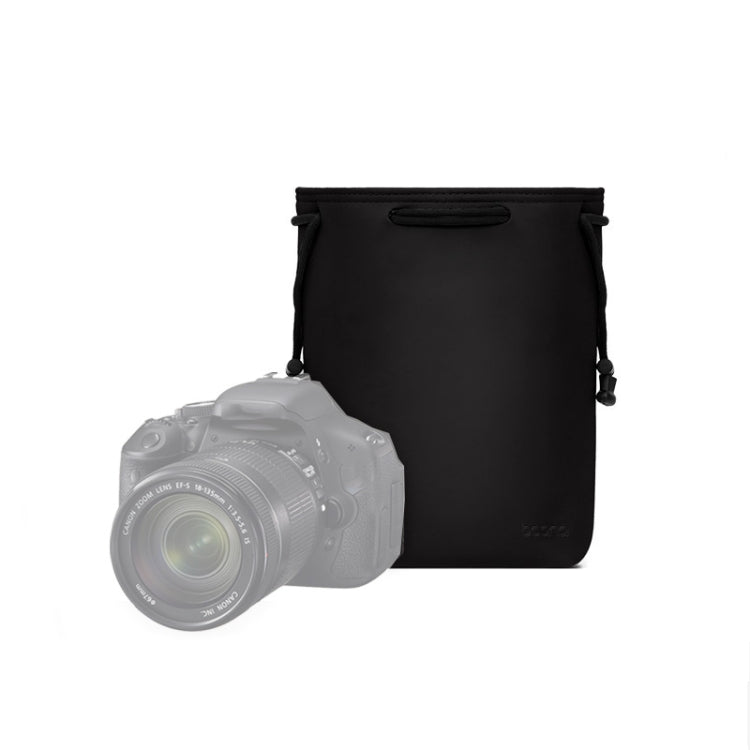 Baona Camera Bag Lens Drawstring Pouch, Size: Medium(Black) - free shipping - PMC TechLife - Order now!