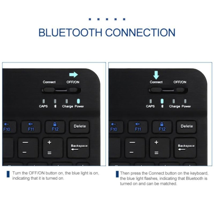 YS-001 9.7-10.1 Inch Tablets Phones Universal Mini Wireless Bluetooth Keyboard, Style:Only Keypad(Black) - Universal Keyboard by PMC TechLife | Online Shopping South Africa | PMC TechLife
