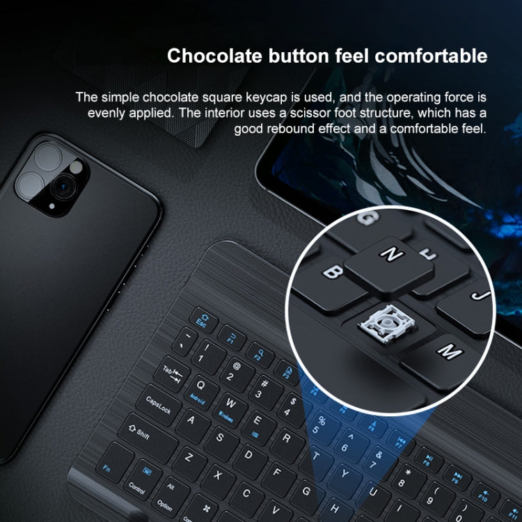 YS-001 9.7-10.1 Inch Tablets Phones Universal Mini Wireless Bluetooth Keyboard, Style:Only Keypad(Black) - Universal Keyboard by PMC TechLife | Online Shopping South Africa | PMC TechLife