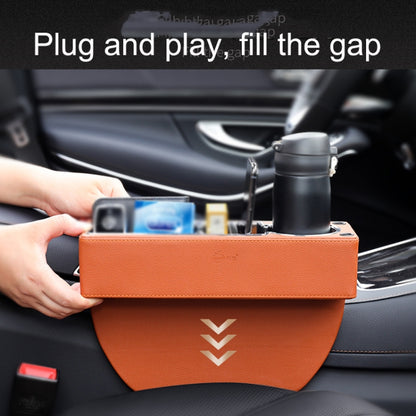 SUSISUN SNH010 Car Seat Gap Storage Box, Style:Positive Drive USB Charging(Black) - Stowing Tidying by SUSISUN | Online Shopping South Africa | PMC Jewellery | Buy Now Pay Later Mobicred