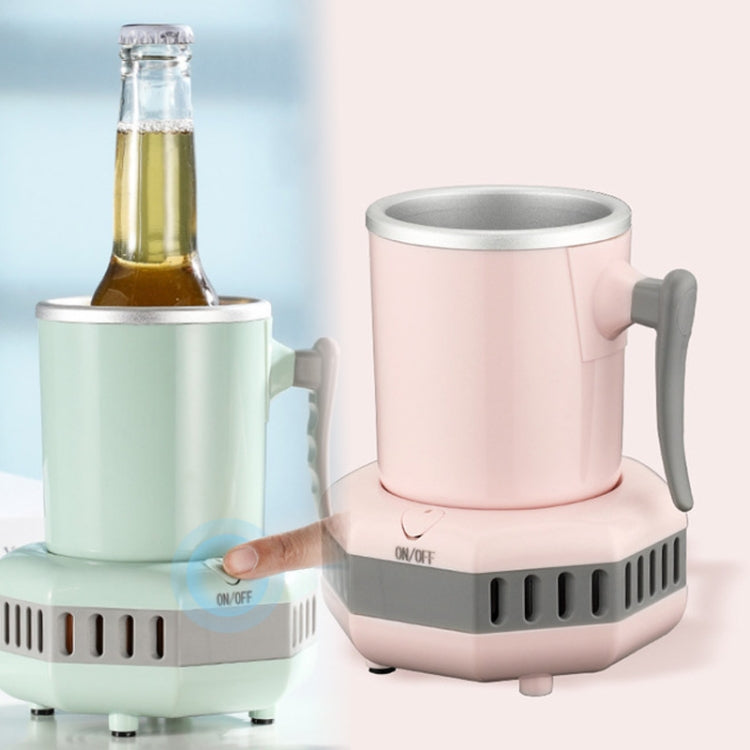 Fast Cooling Cup Mini Chilled Drinks Juice Desktop Quick-Freeze Cooling Drinks Cup, CN Plug(Pink) - Refrigerators & Accessories by PMC Jewellery | Online Shopping South Africa | PMC Jewellery | Buy Now Pay Later Mobicred