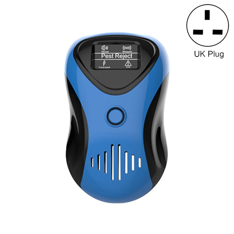 Ultrasonic Mouse Repeller Energy-Saving Silent Insect Repeller, Plug Type:UK Plug(Blue Black) - Repellents by PMC TechLife | Online Shopping South Africa | PMC TechLife | Buy Now Pay Later Mobicred