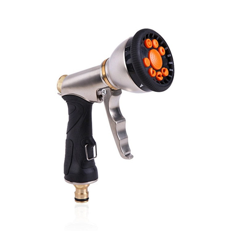 Electroplating Multifunctional High-pressure Water Gun 9 Function Front Trigger Car Wash Water Gun - Car Washer & Accessories by PMC TechLife | Online Shopping South Africa | PMC TechLife | Buy Now Pay Later Mobicred
