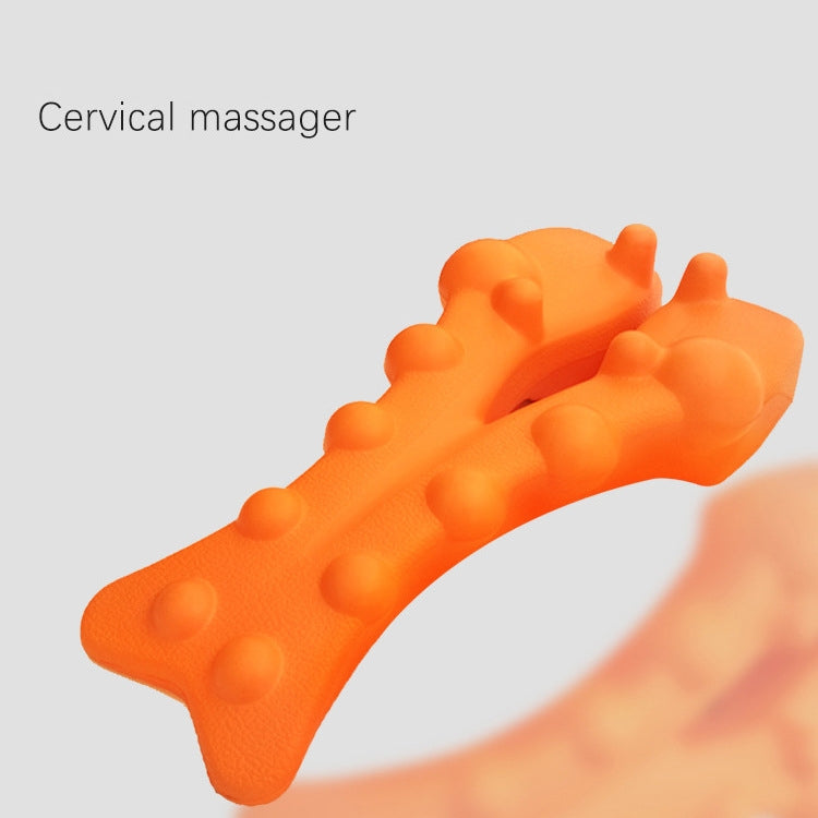 Shiatsu Massager Lumbar Spine Soothing Corrector Massage Cushion(Orange) - free shipping - PMC TechLife - Order now!