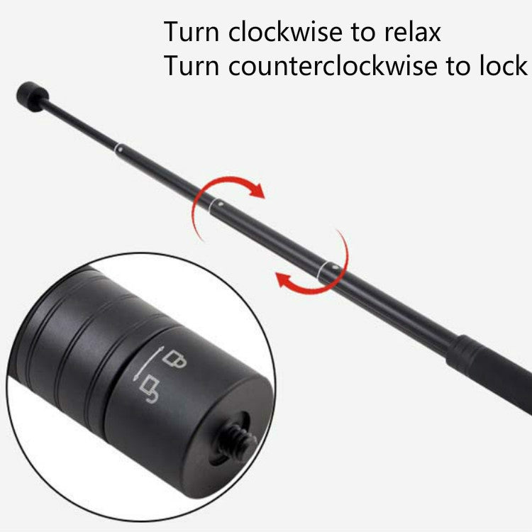 Handheld Three-axis Gimbal Stabilizer Extension Rod, Telescopic Length: 19cm-73cm - Extendable Pole by PMC TechLife | Online Shopping South Africa | PMC TechLife | Buy Now Pay Later Mobicred