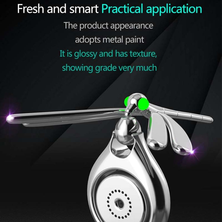 Car Aromatherapy Rotating Balance Dragonfly Creative Perfume Decoration(Silver) - free shipping - PMC TechLife - Order now!