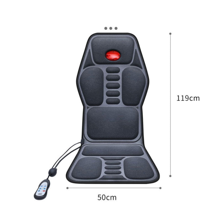 YJ-308 Car Massager Cervical Spine Neck Waist Car Home Heating Whole Body Multifunctional Massage Mat, Specification: Deluxe Edition - Seat Accessories by PMC Jewellery | Online Shopping South Africa | PMC Jewellery | Buy Now Pay Later Mobicred