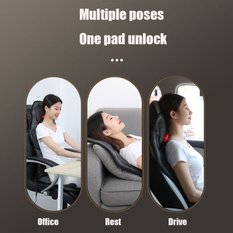 YJ-308 Car Massager Cervical Spine Neck Waist Car Home Heating Whole Body Multifunctional Massage Mat, Specification: Deluxe Edition - Seat Accessories by PMC Jewellery | Online Shopping South Africa | PMC Jewellery | Buy Now Pay Later Mobicred