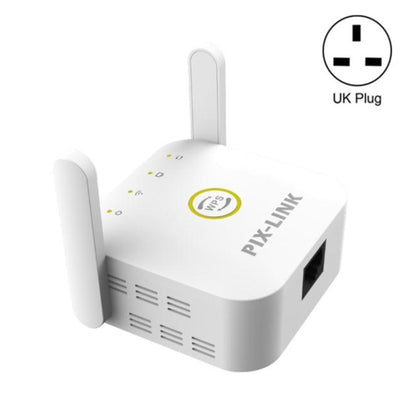 PIX-LINK WR22 300Mbps Wifi Wireless Signal Amplification Enhancement Extender, Plug Type:UK Plug(White) - Wireless Routers by PIX-LINK | Online Shopping South Africa | PMC Jewellery | Buy Now Pay Later Mobicred