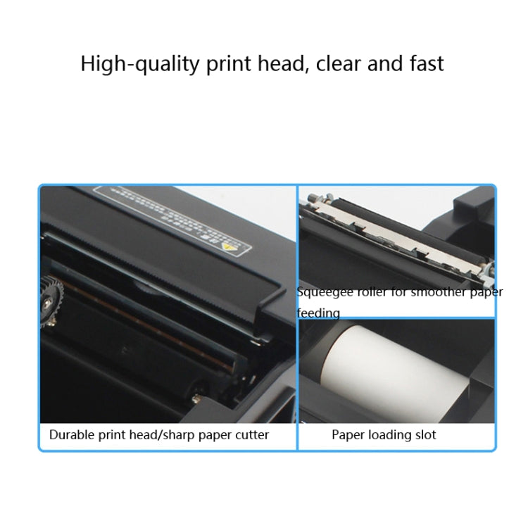 Xprinter XP-A160M Thermal Printer Catering Bill POS Cash Register Printer, Style:EU Plug(USB) - Receipt Printers by Xprinter | Online Shopping South Africa | PMC Jewellery | Buy Now Pay Later Mobicred