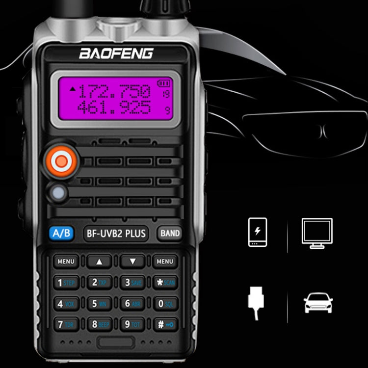 Baofeng BF-B2Plus Outdoor 50km Mini High-power FM Walkie-talkie, Plug Specifications:US Plug - free shipping - PMC Jewellery - Order now!