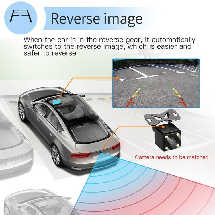 Universal Machine Android Smart Navigation Car Navigation DVD Reversing Video Integrated Machine, Size:9inch 1+16G, Specification:Standard - Car DVD by PMC TechLife | Online Shopping South Africa | PMC TechLife | Buy Now Pay Later Mobicred