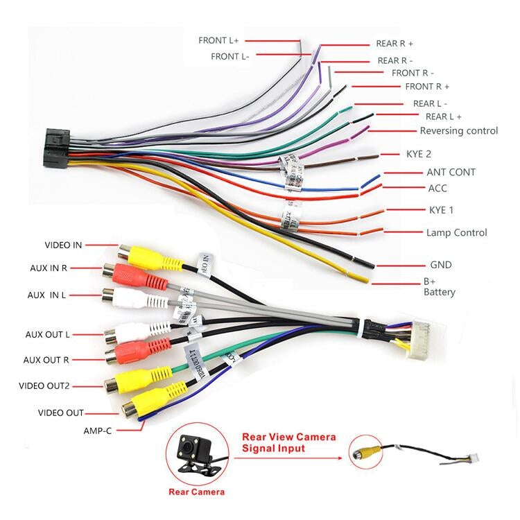 Universal Machine Android Smart Navigation Car Navigation DVD Reversing Video Integrated Machine, Size:9inch 1+16G, Specification:Standard+8 Lights Camera - Car DVD by PMC TechLife | Online Shopping South Africa | PMC TechLife | Buy Now Pay Later Mobicred