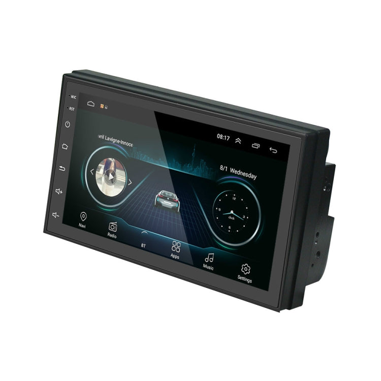 Car 7 inch Universal Android Navigation MP5 Player GPS Bluetooth Car Navigation All-in-one, Specification:Standard +8 Lights Camera - Car MP3 & MP4 & MP5 by PMC Jewellery | Online Shopping South Africa | PMC Jewellery | Buy Now Pay Later Mobicred