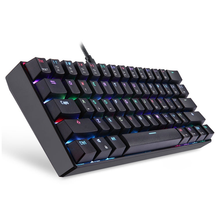 MOTOSPEED CK61 61 Keys  Wired Mechanical Keyboard RGB Backlight with 14 Lighting Effects, Cable Length: 1.5m, Colour: BOX Shaft - Wired Keyboard by MOTOSPEED | Online Shopping South Africa | PMC Jewellery | Buy Now Pay Later Mobicred