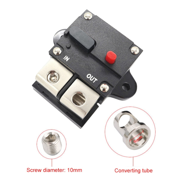 50A Auto Circuit Breaker Car Audio Fuse Holder Power Insurance Automatic Switch(Black) - Fuse by PMC TechLife | Online Shopping South Africa | PMC TechLife | Buy Now Pay Later Mobicred