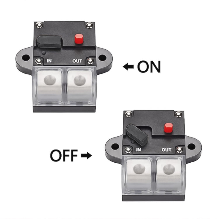 300A Auto Circuit Breaker Car Audio Fuse Holder Power Insurance Automatic Switch(Black) - Fuse by PMC TechLife | Online Shopping South Africa | PMC TechLife | Buy Now Pay Later Mobicred