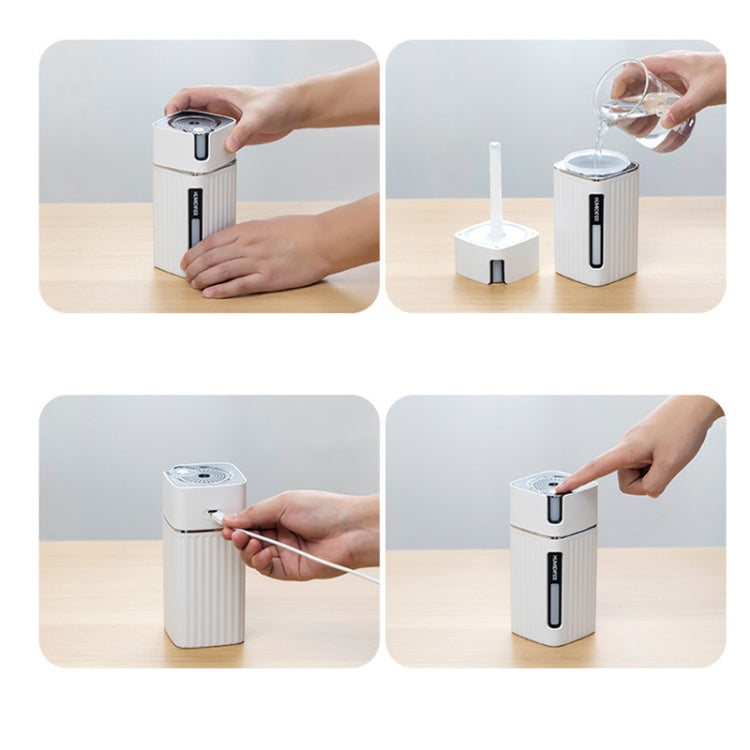 Humidifier USB Office Home Car Mute Portable Colorful Air Purifier(White) - Air Purifier by PMC TechLife | Online Shopping South Africa | PMC TechLife | Buy Now Pay Later Mobicred