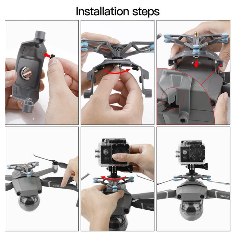 RCSTQ RCGEEK for DJI Mavic 2 Multi-function Expansion Bracket Shock Mount Set Shock Mount Bracket Set - Holder Series by RCSTQ | Online Shopping South Africa | PMC TechLife | Buy Now Pay Later Mobicred