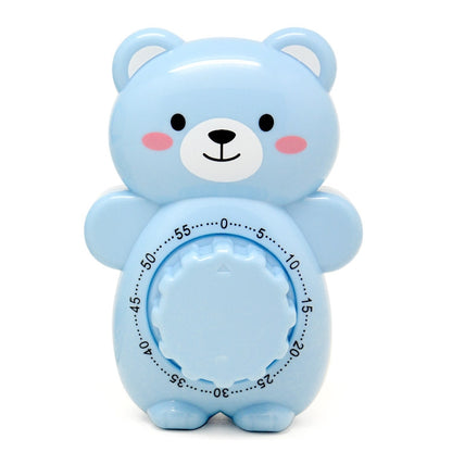 Cartoon Bear Timer Kitchen Gadget Mechanical Timer(Blue) - Digital Countdown by PMC Jewellery | Online Shopping South Africa | PMC Jewellery | Buy Now Pay Later Mobicred