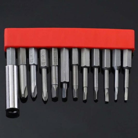 12 PCS / Set Screwdriver Bit With Magnetic S2 Alloy Steel Electric Screwdriver, Specification:5 - Drill & Drill Bits by PMC Jewellery | Online Shopping South Africa | PMC Jewellery | Buy Now Pay Later Mobicred