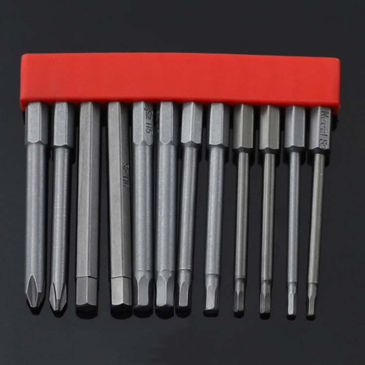 12 PCS / Set Screwdriver Bit With Magnetic S2 Alloy Steel Electric Screwdriver, Specification:8 - Drill & Drill Bits by PMC TechLife | Online Shopping South Africa | PMC TechLife | Buy Now Pay Later Mobicred