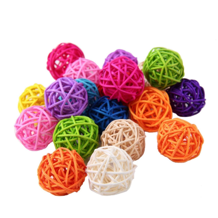 10 PCS Artificial Straw Ball For Birthday Party Wedding Christmas Home Decor(Mixed) - Ornaments by PMC Jewellery | Online Shopping South Africa | PMC Jewellery