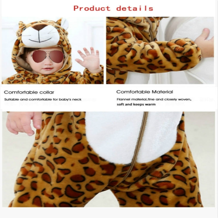 Babies Cartoon Animal Shape Flannel Jumpsuit Romper, Size:90CM(White rabbit) - Baby Clothing by PMC Jewellery | Online Shopping South Africa | PMC Jewellery | Buy Now Pay Later Mobicred