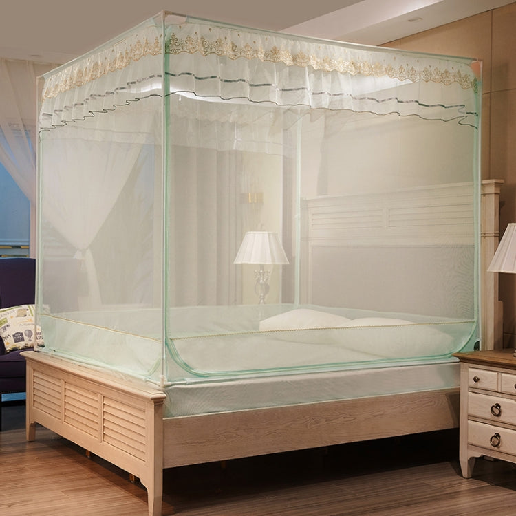 Home Free Installation Thickened Encryption Dustproof Mosquito Net, Size:200x220 cm(Full Bottom Green) - Mosquito Nets by PMC TechLife | Online Shopping South Africa | PMC TechLife