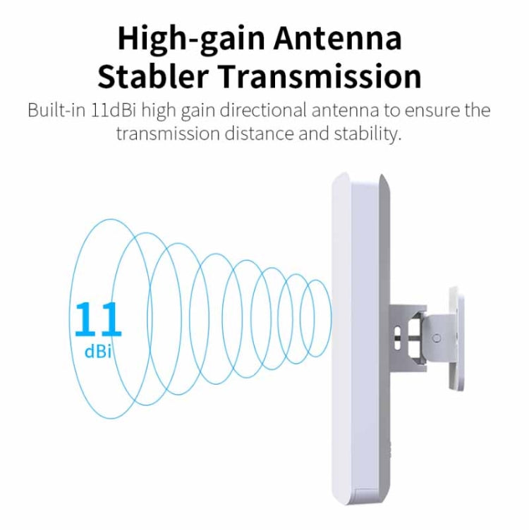 COMFAST CF-E120A 5.8G Outdoor Wireless High-Power Monitoring CPE Bridge, Specification:US Plug - Network Hardware by COMFAST | Online Shopping South Africa | PMC Jewellery | Buy Now Pay Later Mobicred