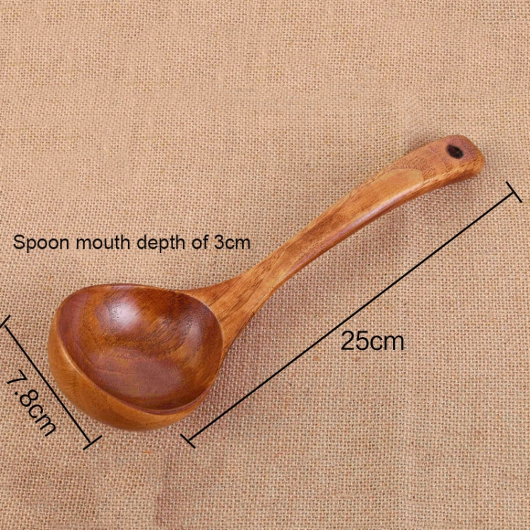 Long-handled Wooden Spoon - Cutlery Sets by PMC TechLife | Online Shopping South Africa | PMC TechLife