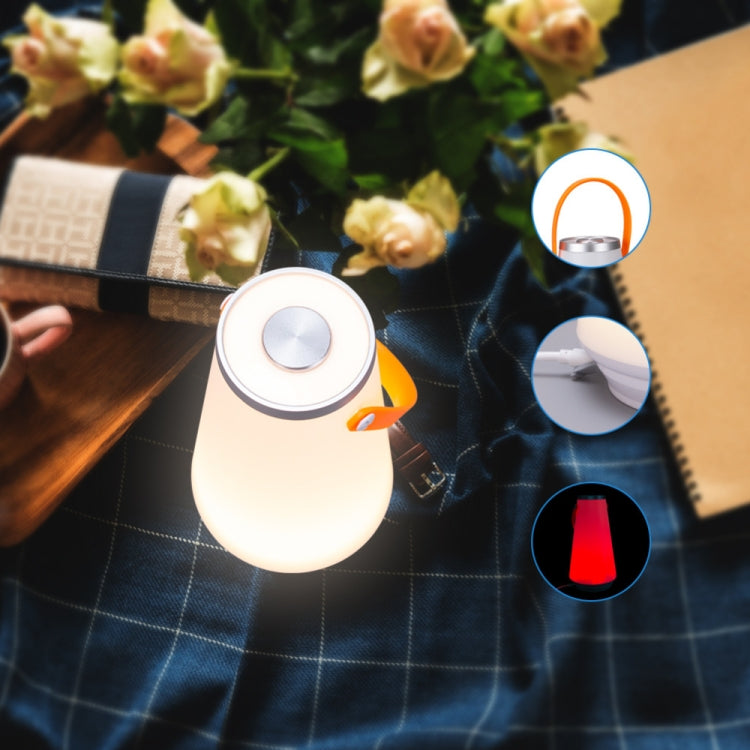Portable Touch Switch Rechargeable LED Table Lamp Outdoor Camping Emergency Night Light with Handle - Camping Lighting by PMc TechLife | Online Shopping South Africa | PMc TechLife | Buy Now Pay Later Mobicred