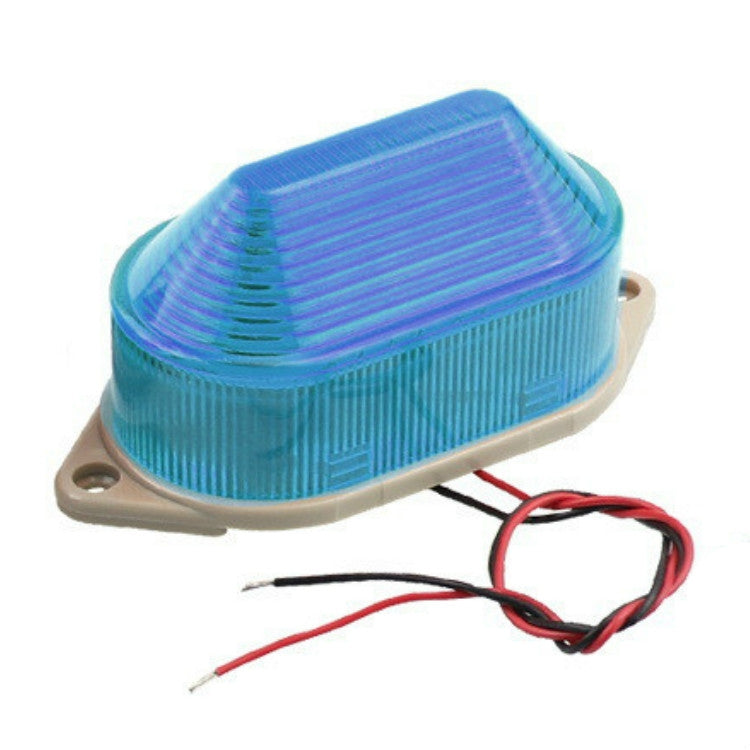 DC12V Led Mini Strobe Signal Warning Light Silent Warning Light(Blue) - Warning Lights by PMC TechLife | Online Shopping South Africa | PMC TechLife | Buy Now Pay Later Mobicred