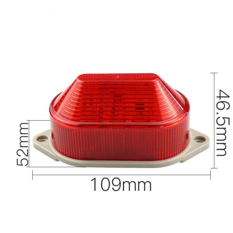 DC12V Led Mini Strobe Signal Warning Light Silent Warning Light(Blue) - Warning Lights by PMC TechLife | Online Shopping South Africa | PMC TechLife | Buy Now Pay Later Mobicred