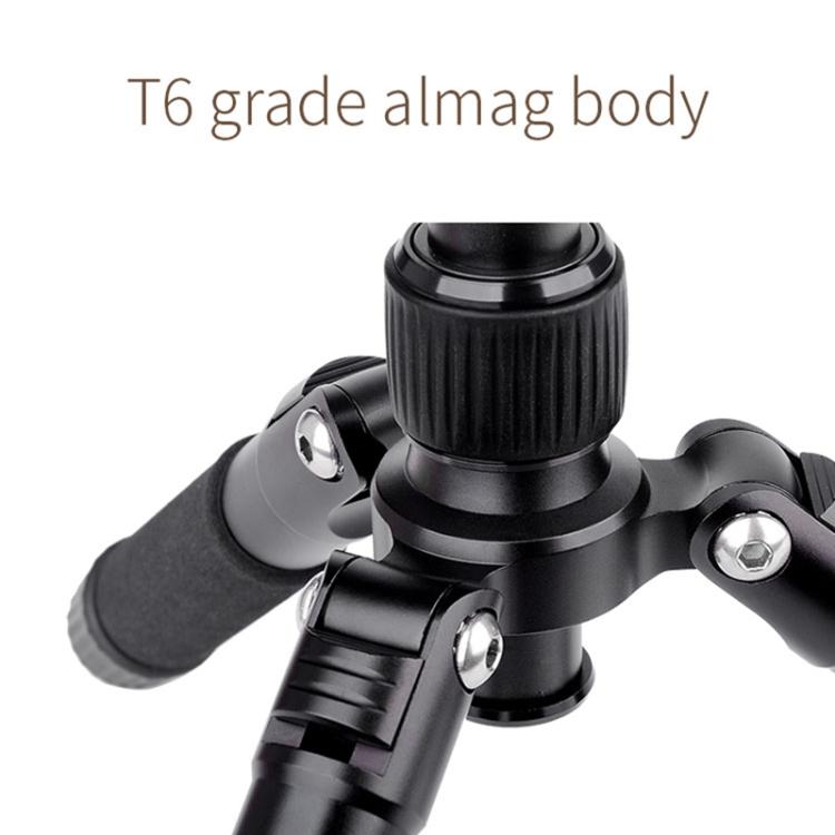 Xiletu FM5S-MINI 5-Section Folding Legs Mini Desktop Tripod Mount(Red) - free shipping - PMC TechLife - Order now!