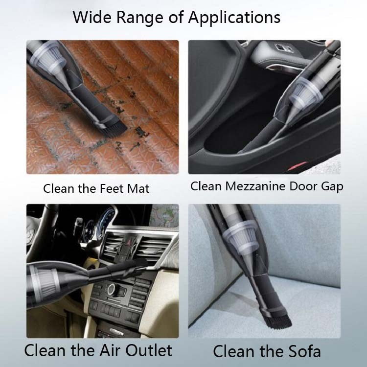 120W Car Vacuum Cleaner Car Small Mini Internal Vacuum Cleaner, Specification:Wireless, Style:Turbine Motor - free shipping - PMC TechLife - Order now!